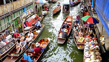 Damnoen Saduak – khu chợ nổi cổ nhất Thái Lan